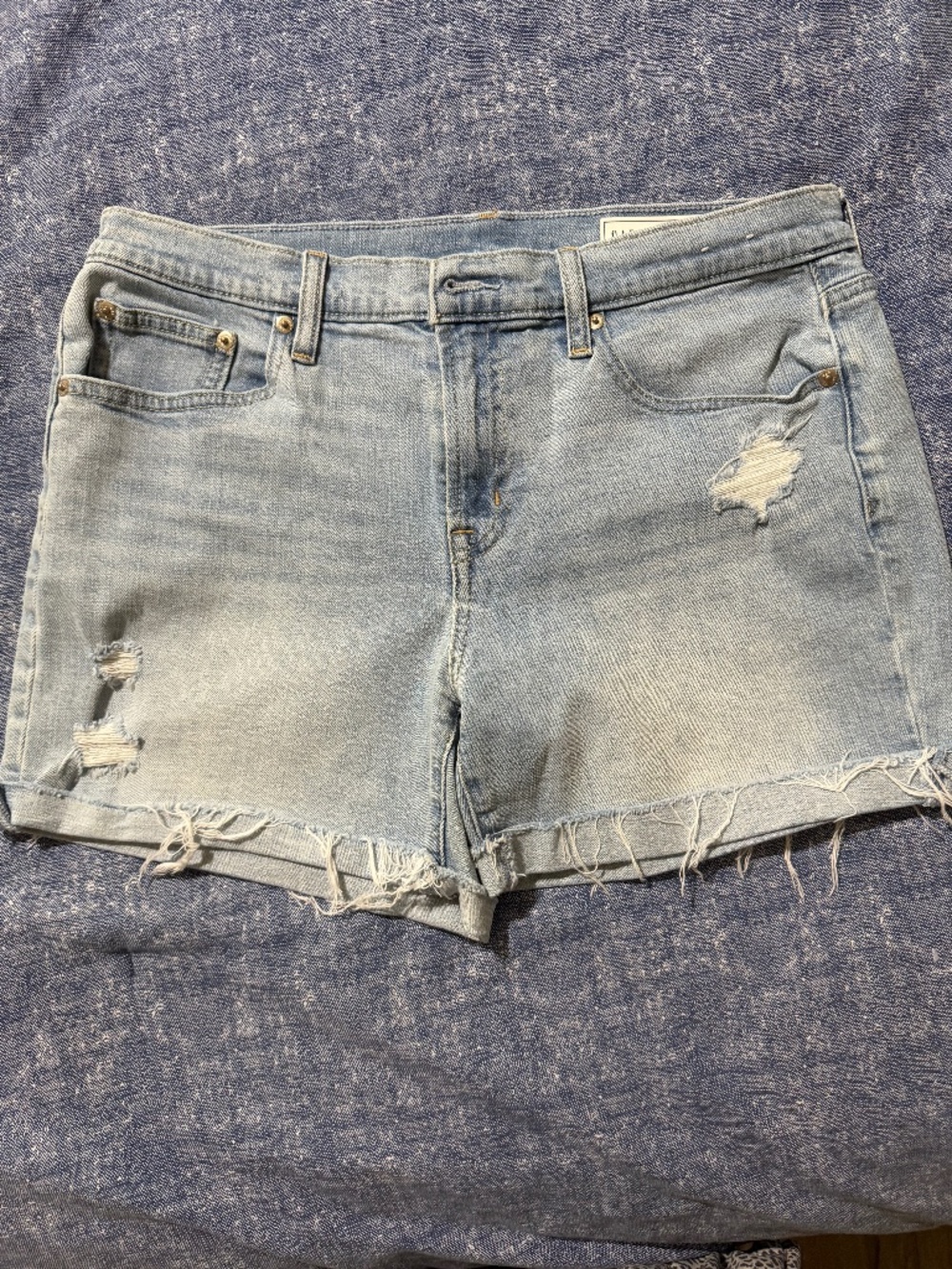 Denim shorts